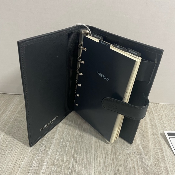 Authentic BURBERRY nova check leather agenda wallet with certificate - Picture 4 of 10